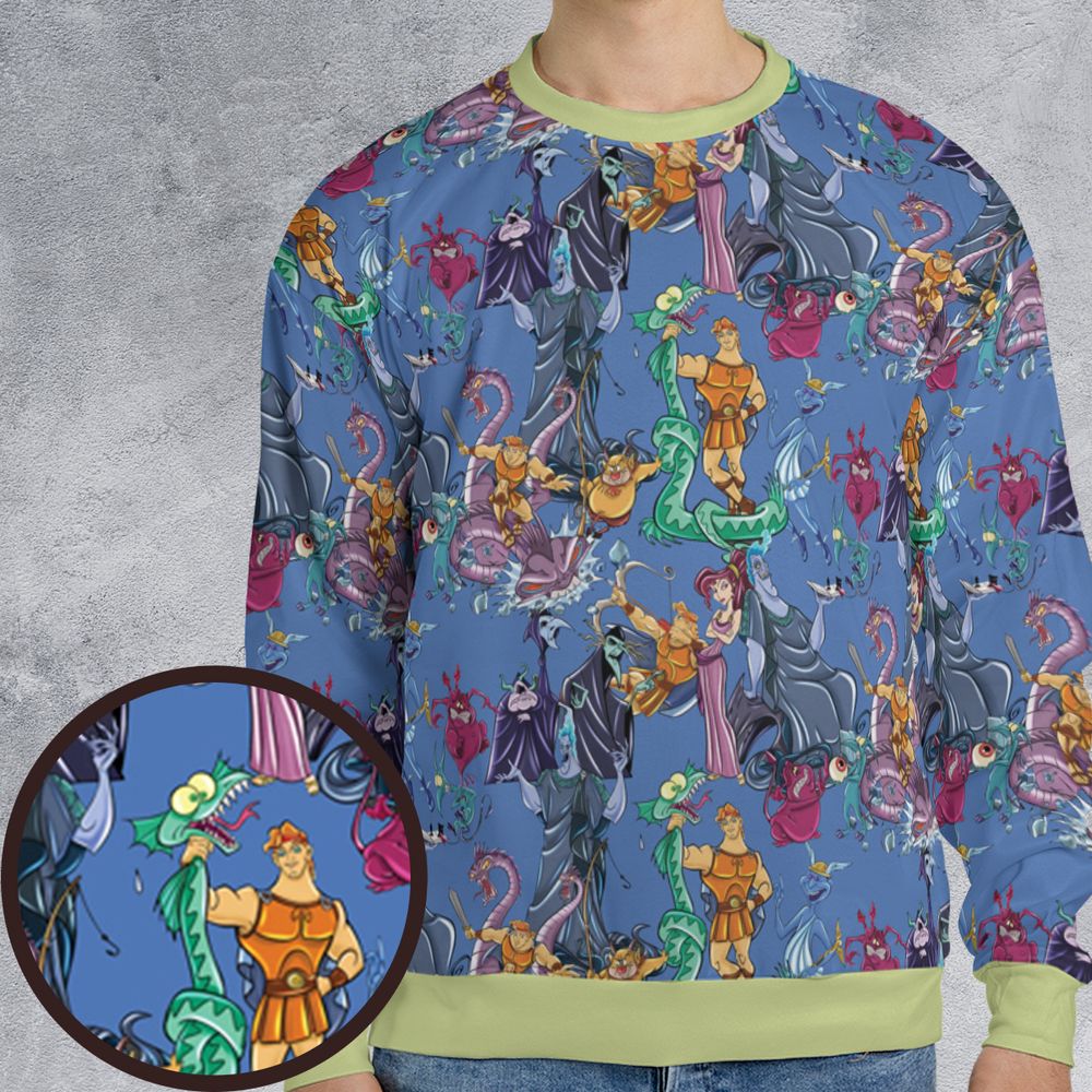 All-over Print Sweatshirt - RXD5TBJN -  - 1