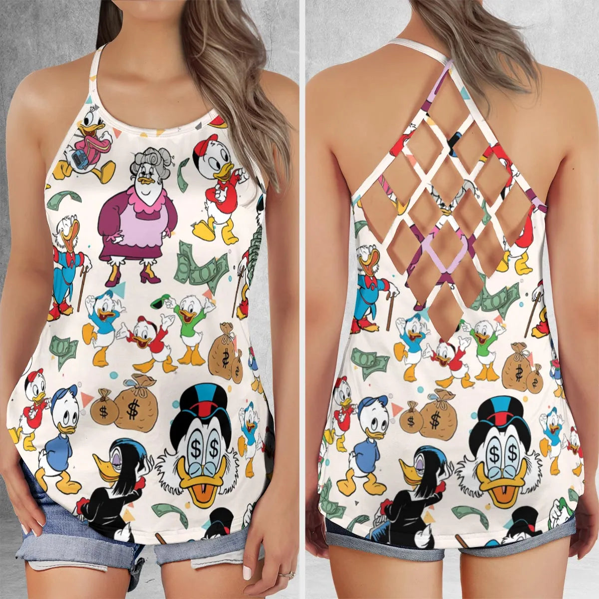 Criss Cross Tank Top - YE139V1M