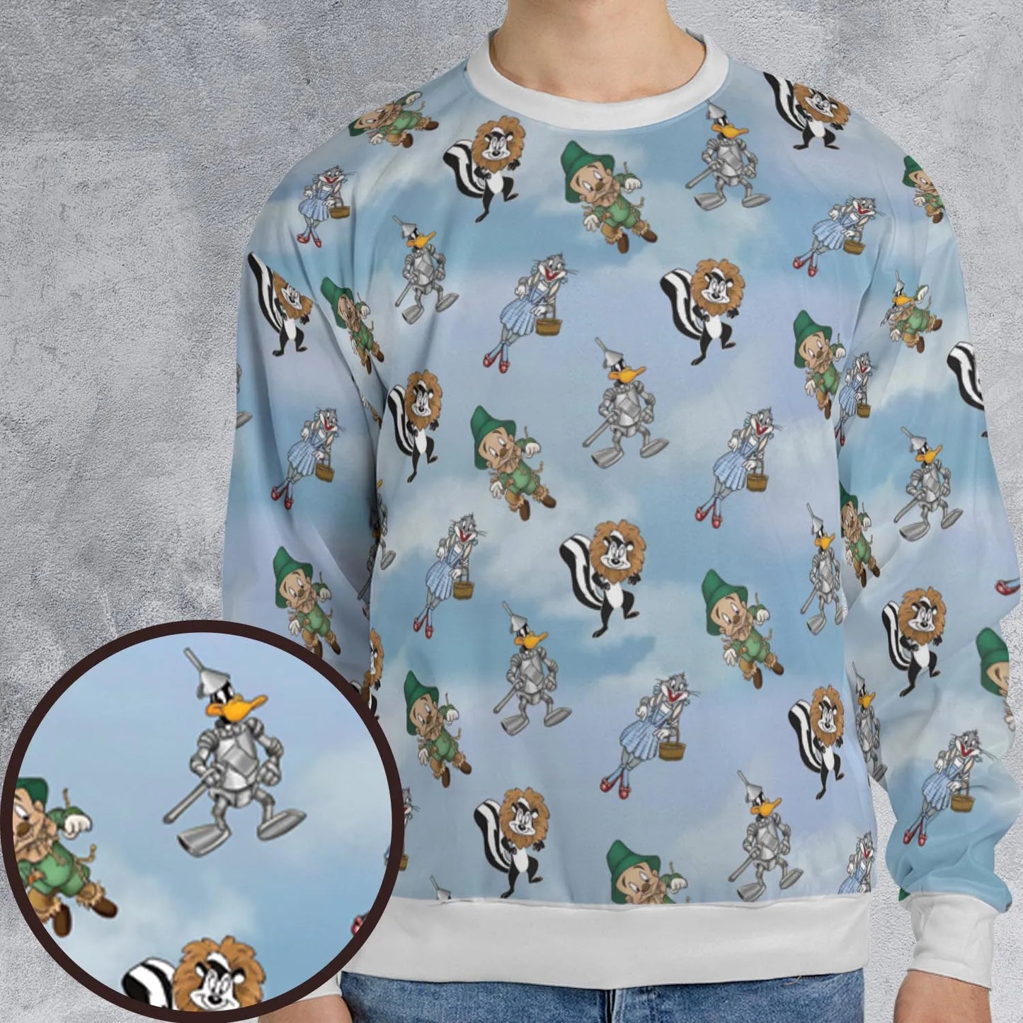 All-over Print Sweatshirt - 16B7JMRS