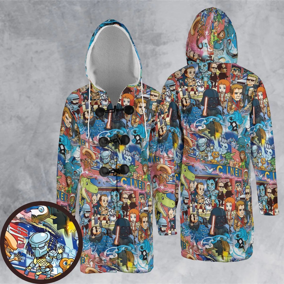 Hooded Cloak Coat - DWGWGERJ