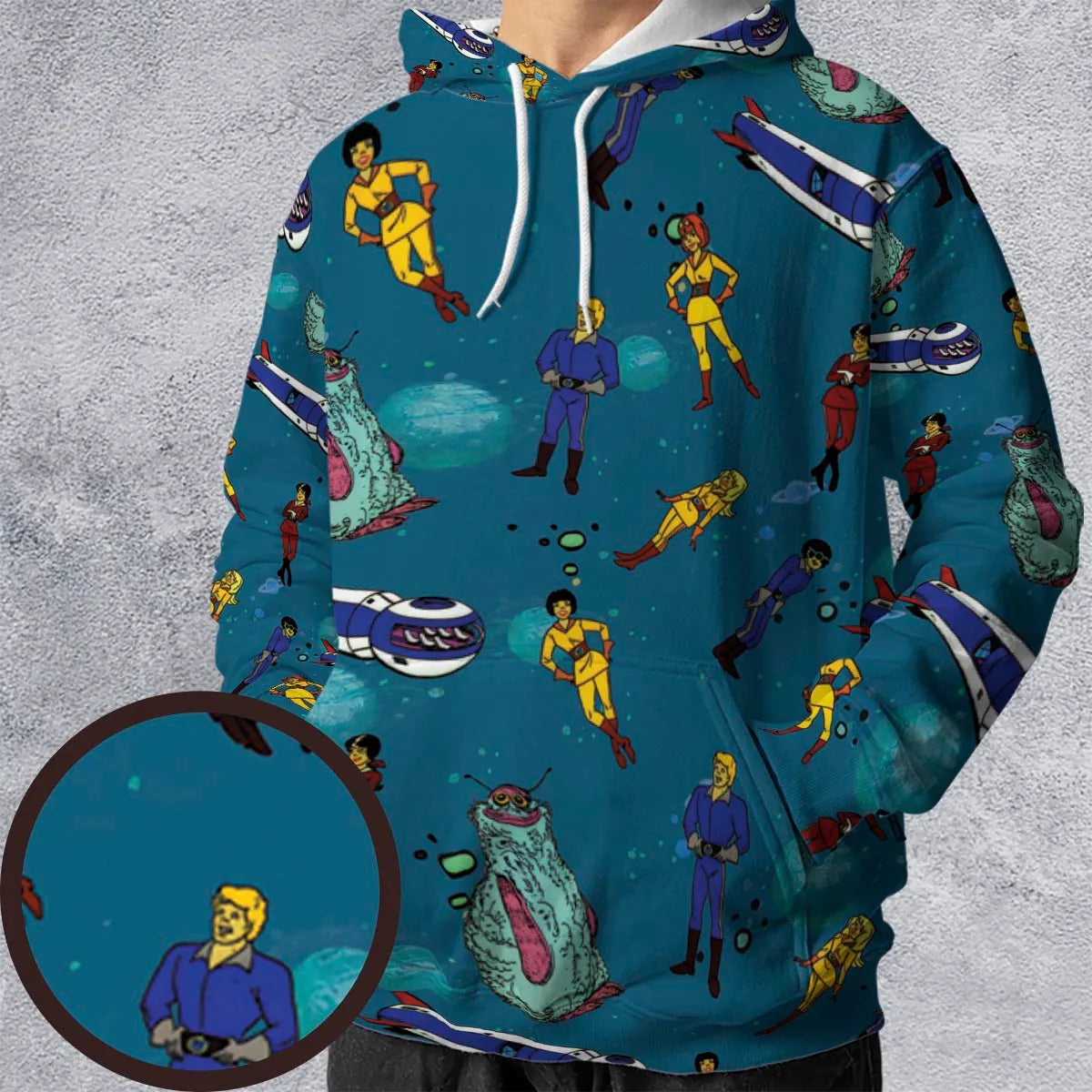 All-over Print Hoodie - EU6HKFN8