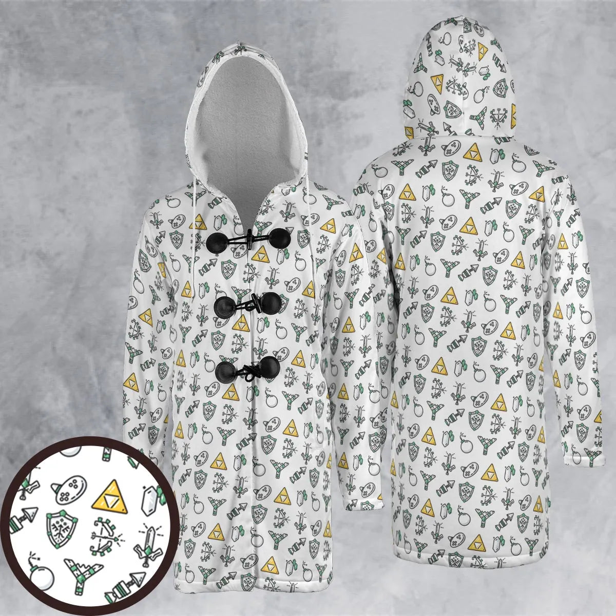 Hooded Cloak Coat - 4UA66V8Q
