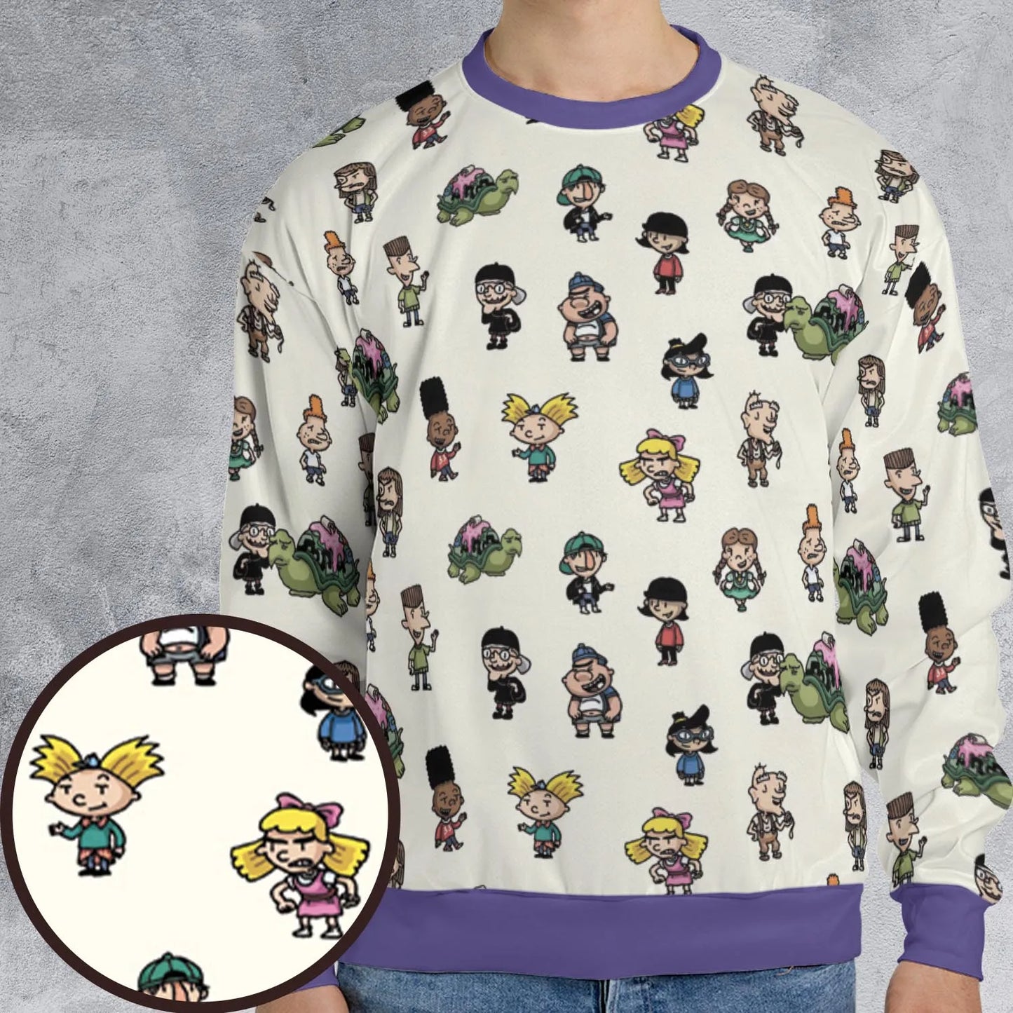 All-over Print Sweatshirt - MWG9SRE6