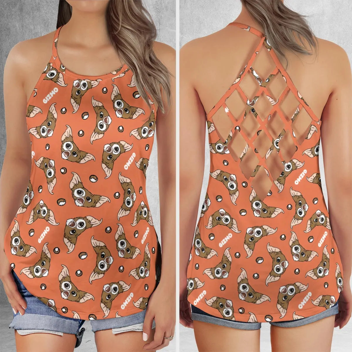 Criss Cross Tank Top - W9YT3Y21