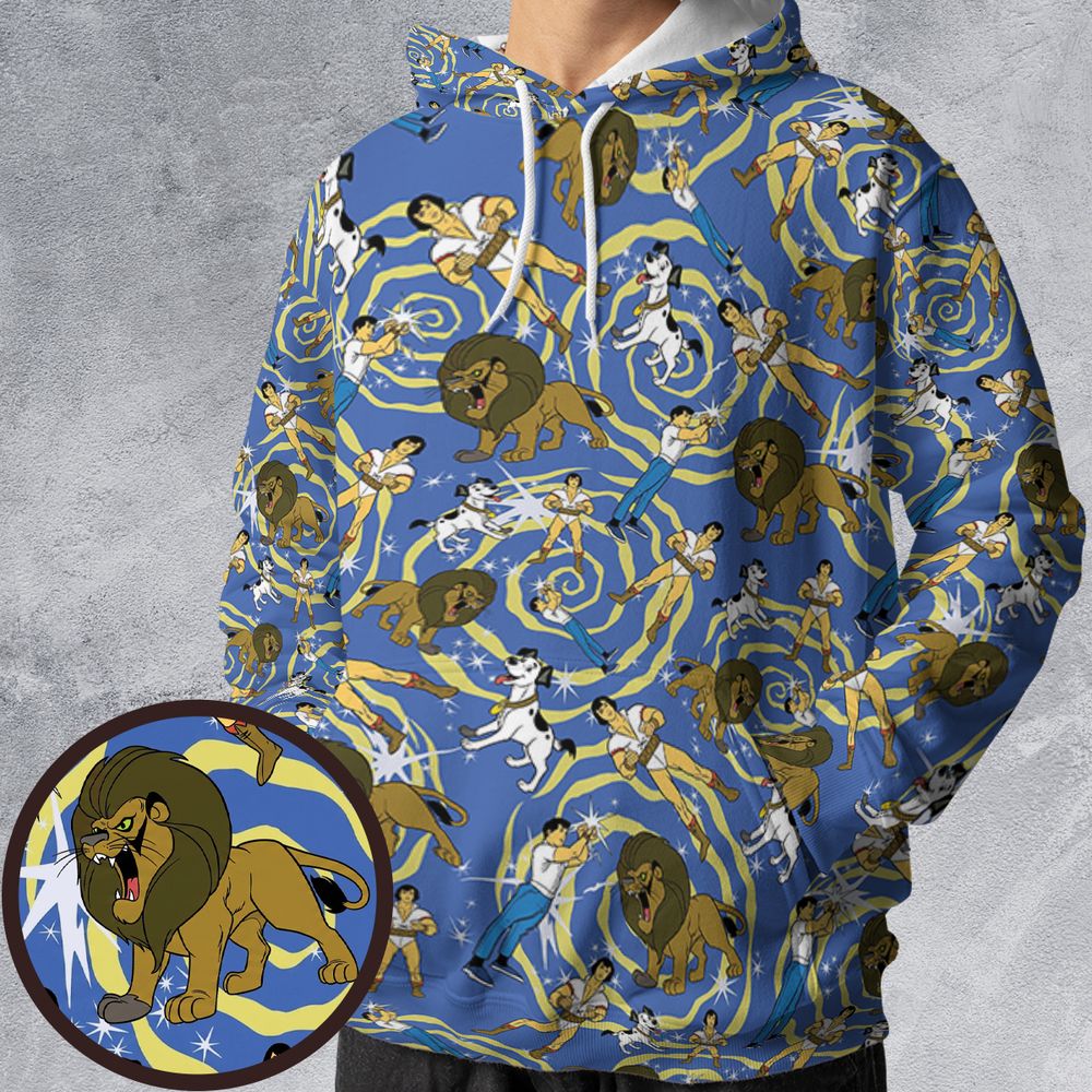 All-over Print Hoodie - U51RBQ2C -  - 1