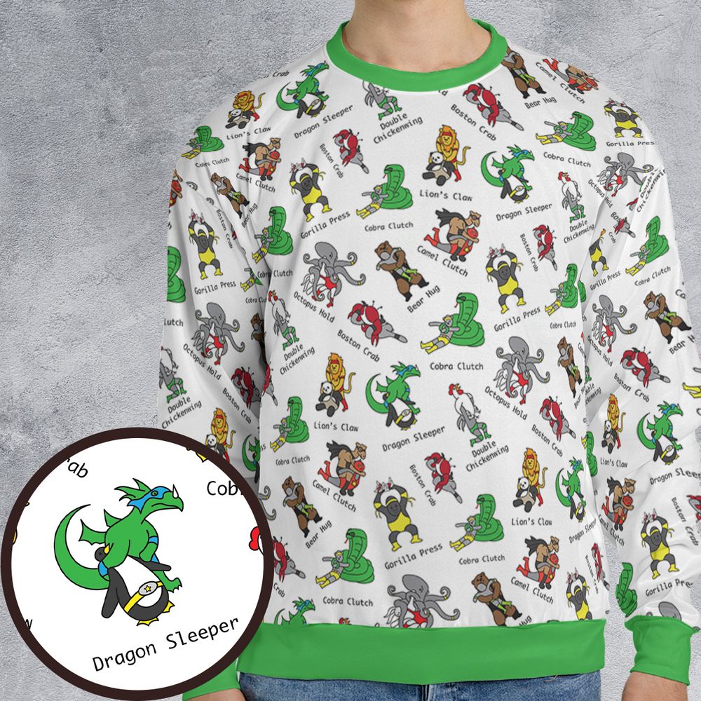 All-over Print Sweatshirt - VUK5HV67 -  - 1