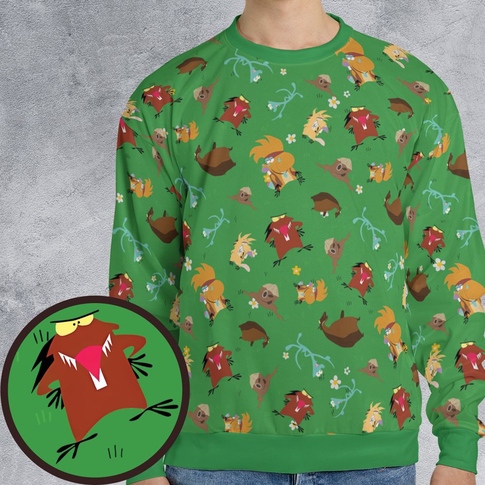 All-over Print Sweatshirt - 17MZJF5X -  - 1