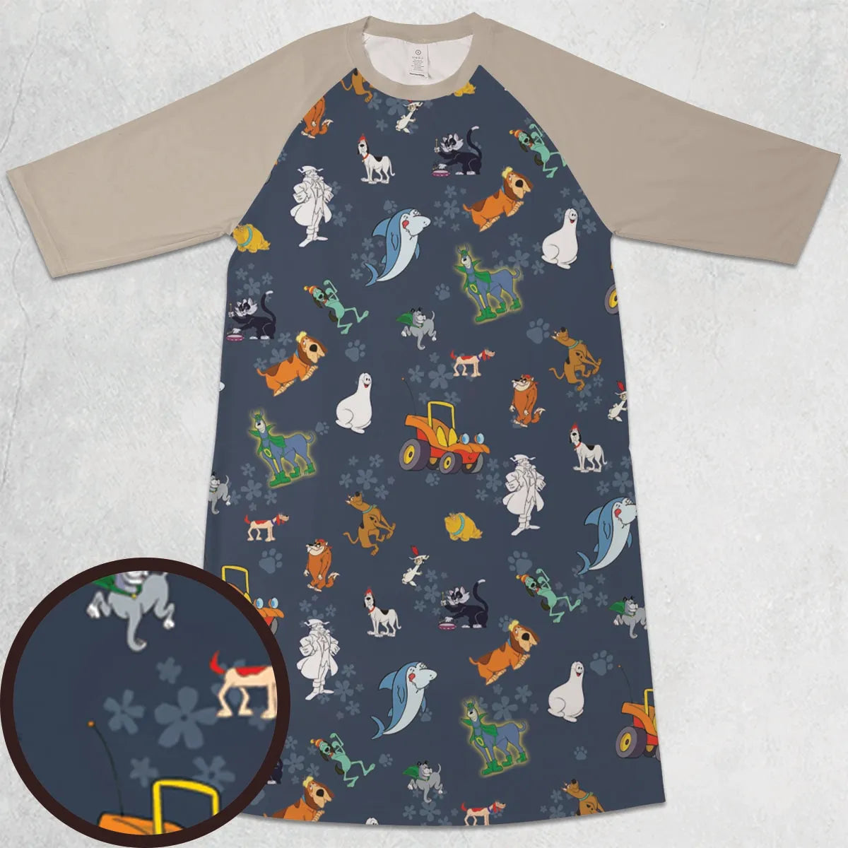 3/4 Sleeve Raglan Dress - 3ND2PSP5