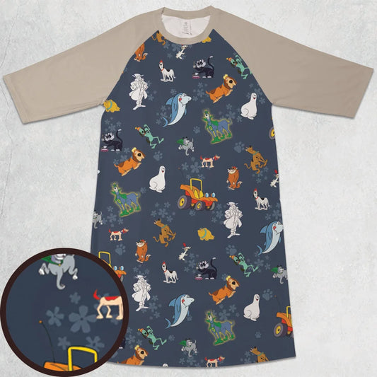 3/4 Sleeve Raglan Dress - 3ND2PSP5