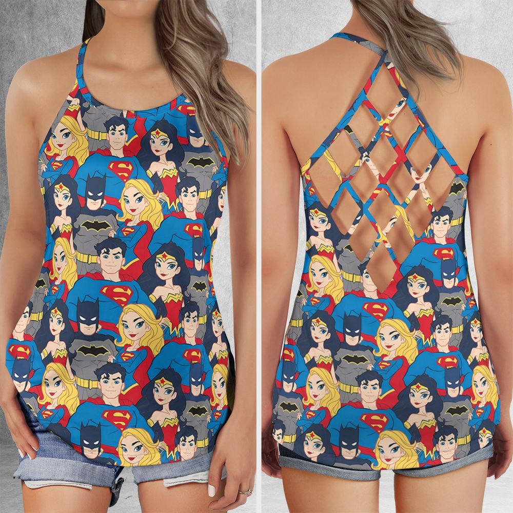 Criss Cross Tank Top - NUVJ6THC -  - 1