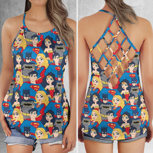 Criss Cross Tank Top - NUVJ6THC -  - 1