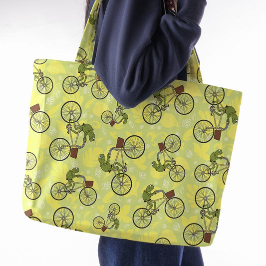 Kermit riding a bike -  - 1