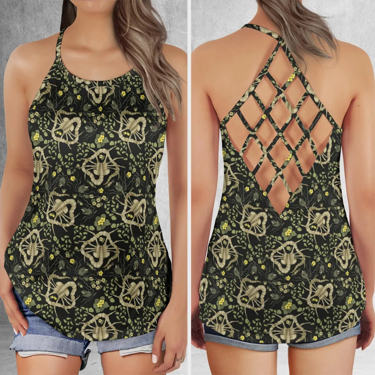 Criss Cross Tank Top - HBQSW1CY