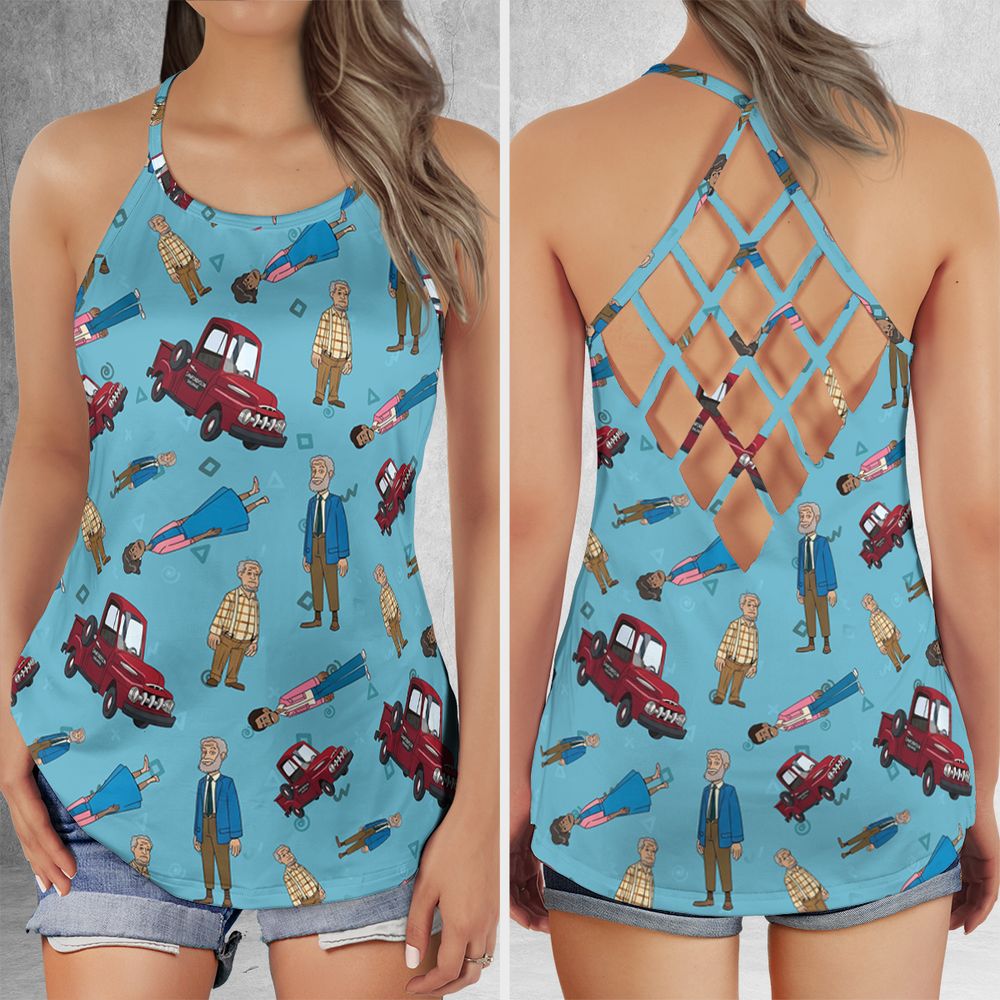 Criss Cross Tank Top - XE7DXKST -  - 1