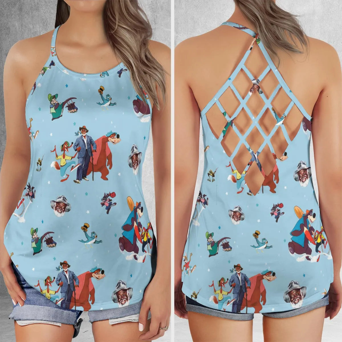 Criss Cross Tank Top - LP3KQZ64