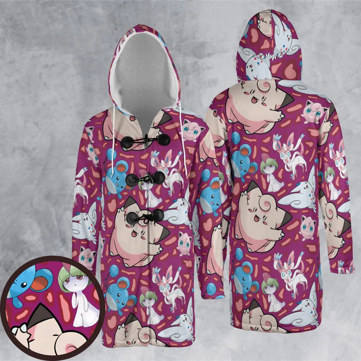 Hooded Cloak Coat - CU37XFLK