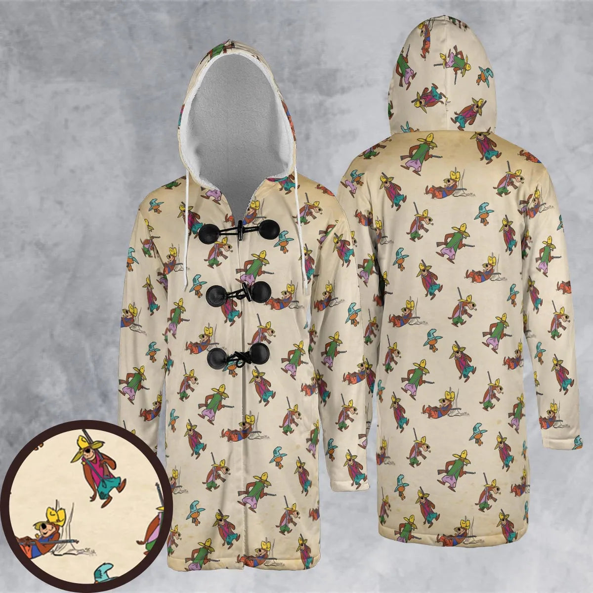 Hooded Cloak Coat - 2JY1MNVD