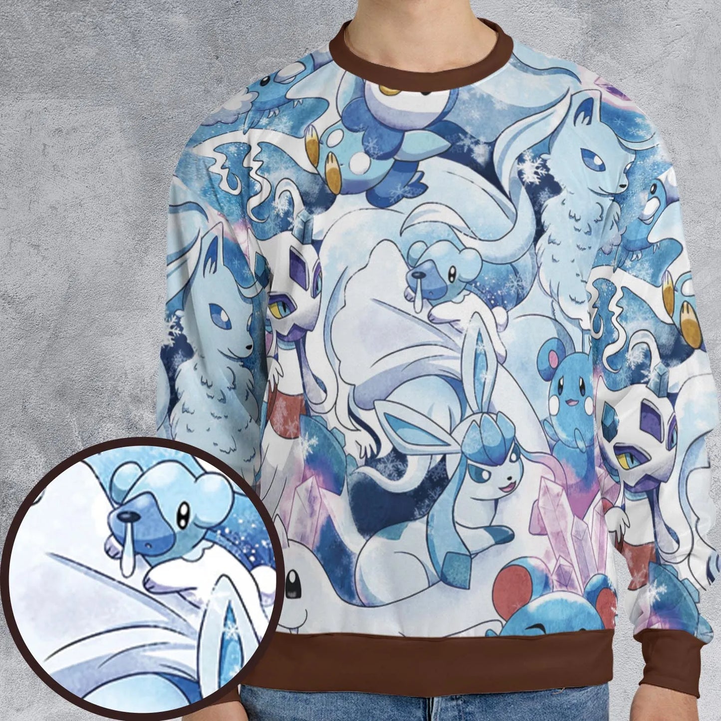 All-over Print Sweatshirt - WJXDZUL7