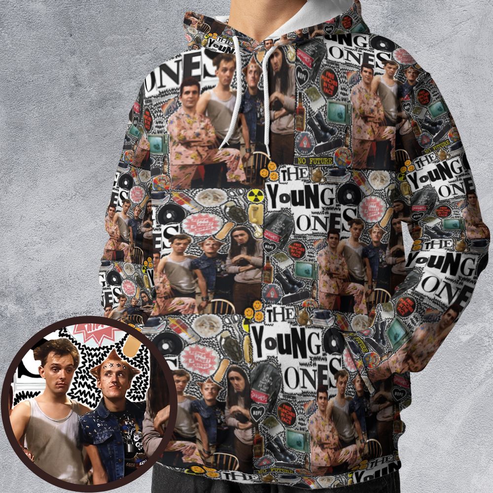 All-over Print Hoodie - 5C4K6F4A -  - 1