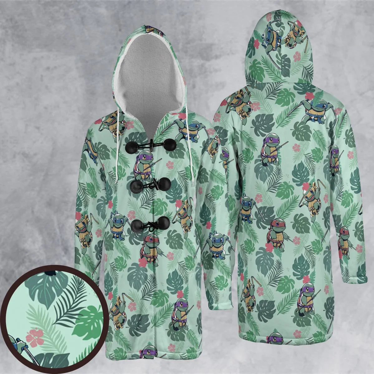 Hooded Cloak Coat - 1FHDP2XE