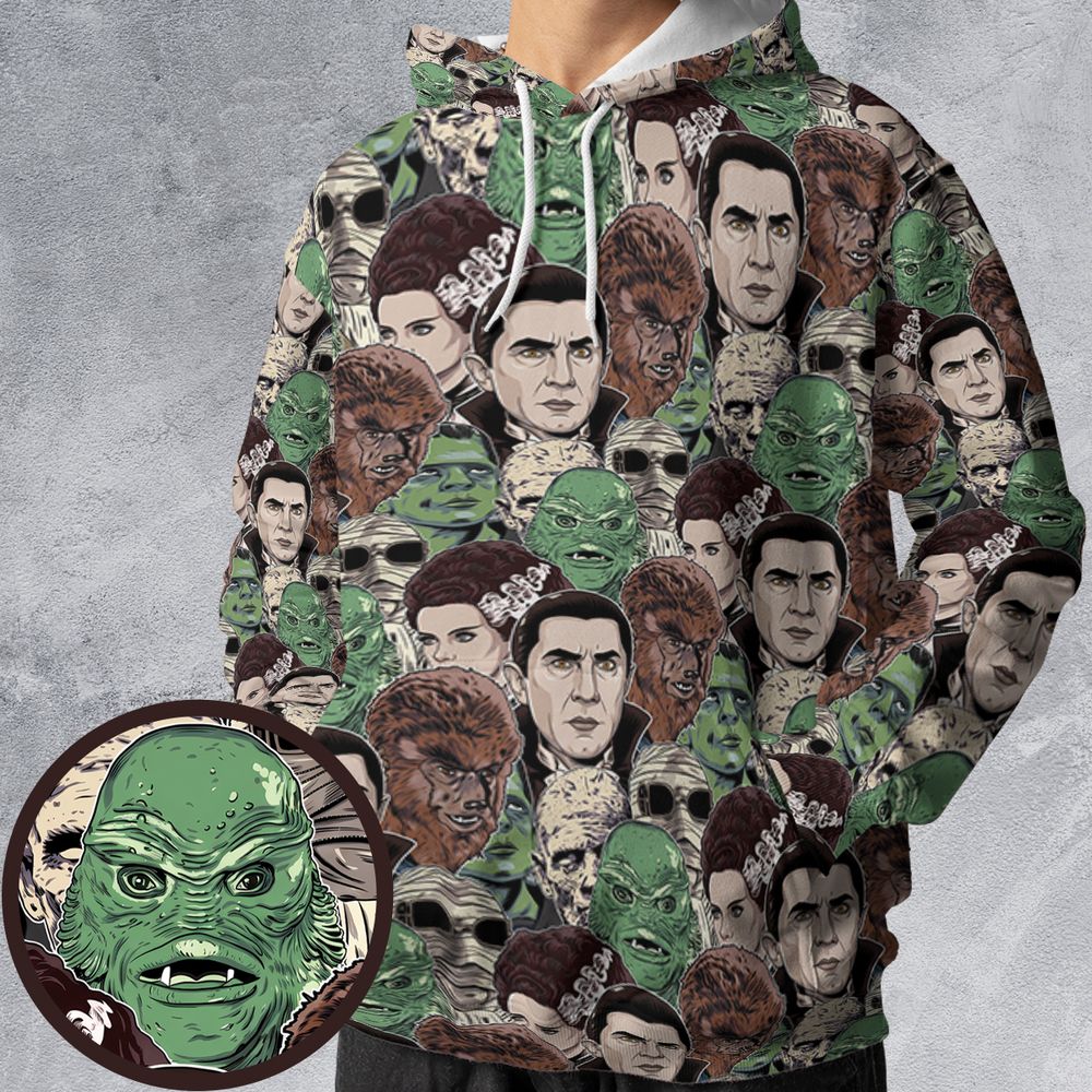 All-over Print Hoodie - PRXPDKZW -  - 1