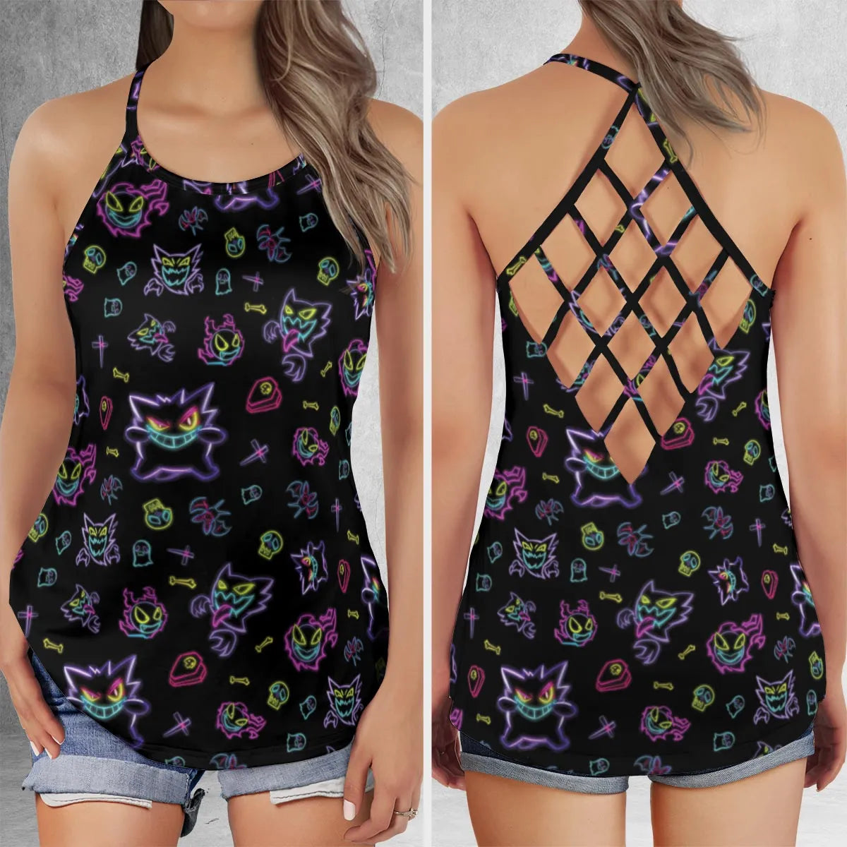 Criss Cross Tank Top - X2MZ35LS