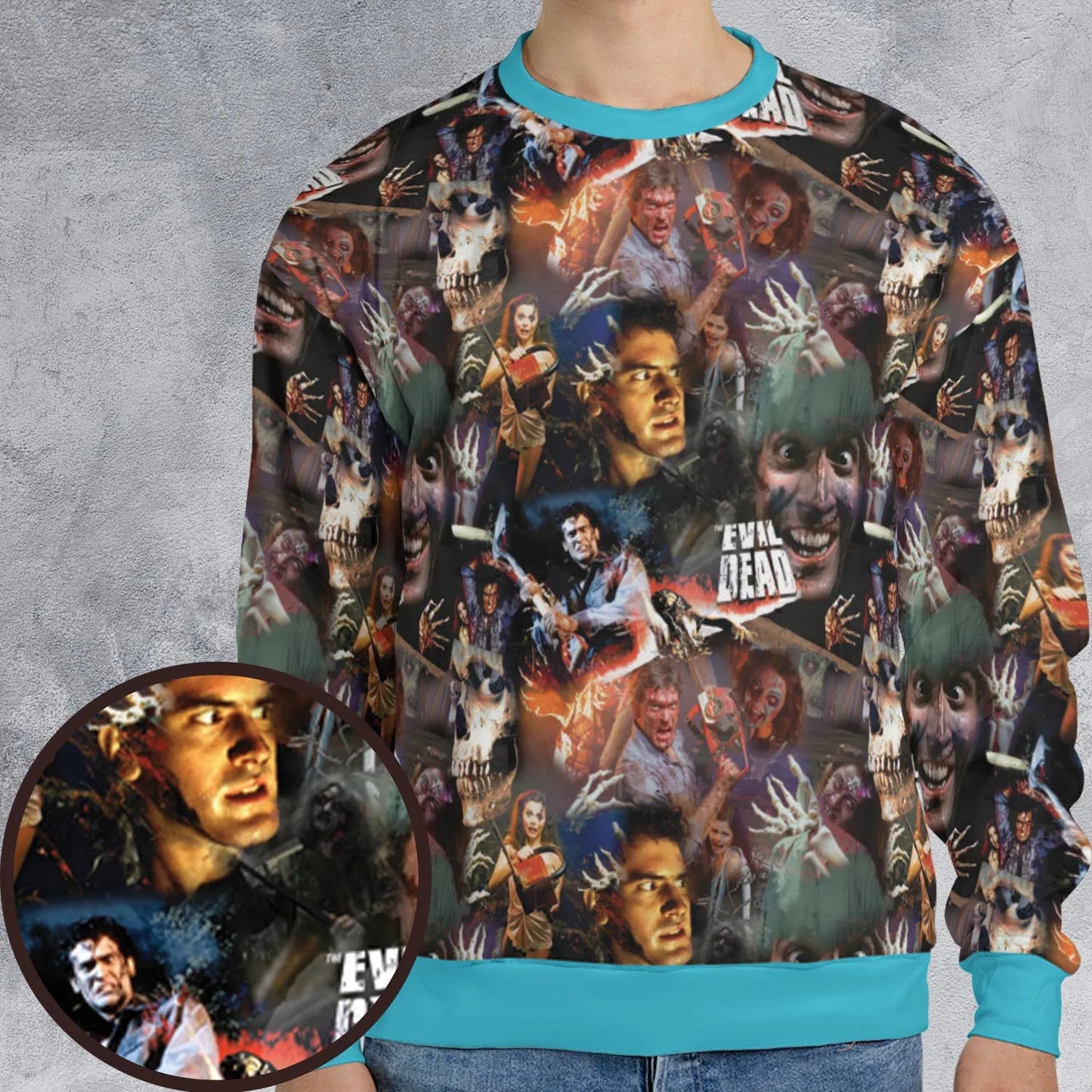All-over Print Sweatshirt - YTFX2KSA