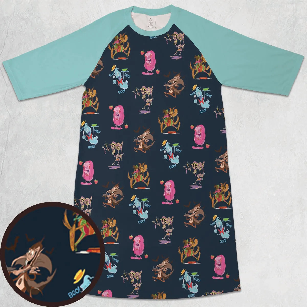 3/4 Sleeve Raglan Dress - NRY2ZSKW
