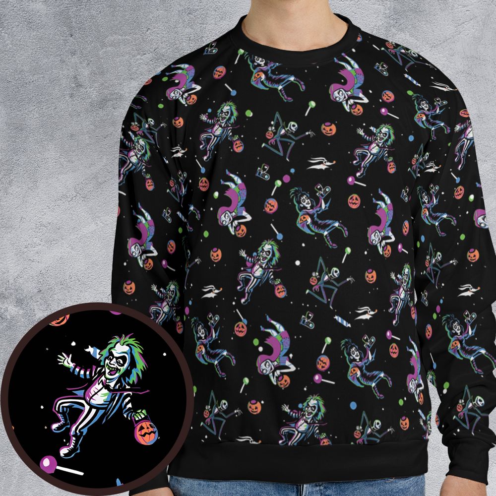 All-over Print Sweatshirt - FU1V8BKW -  - 1