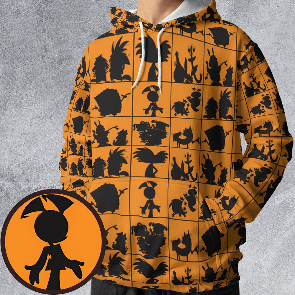 All-over Print Hoodie - QCCV8M2J -  - 1