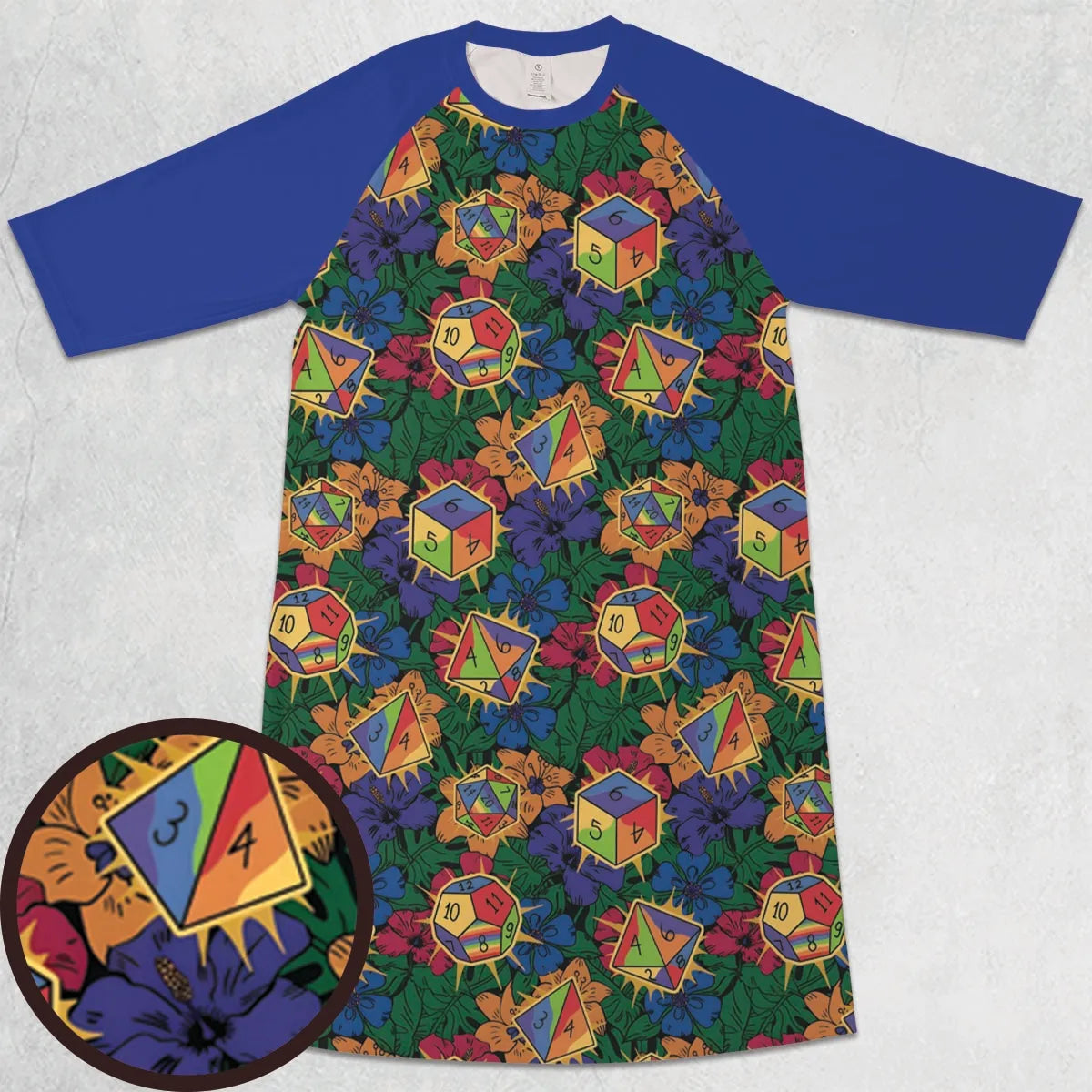 3/4 Sleeve Raglan Dress - N28YE6EV