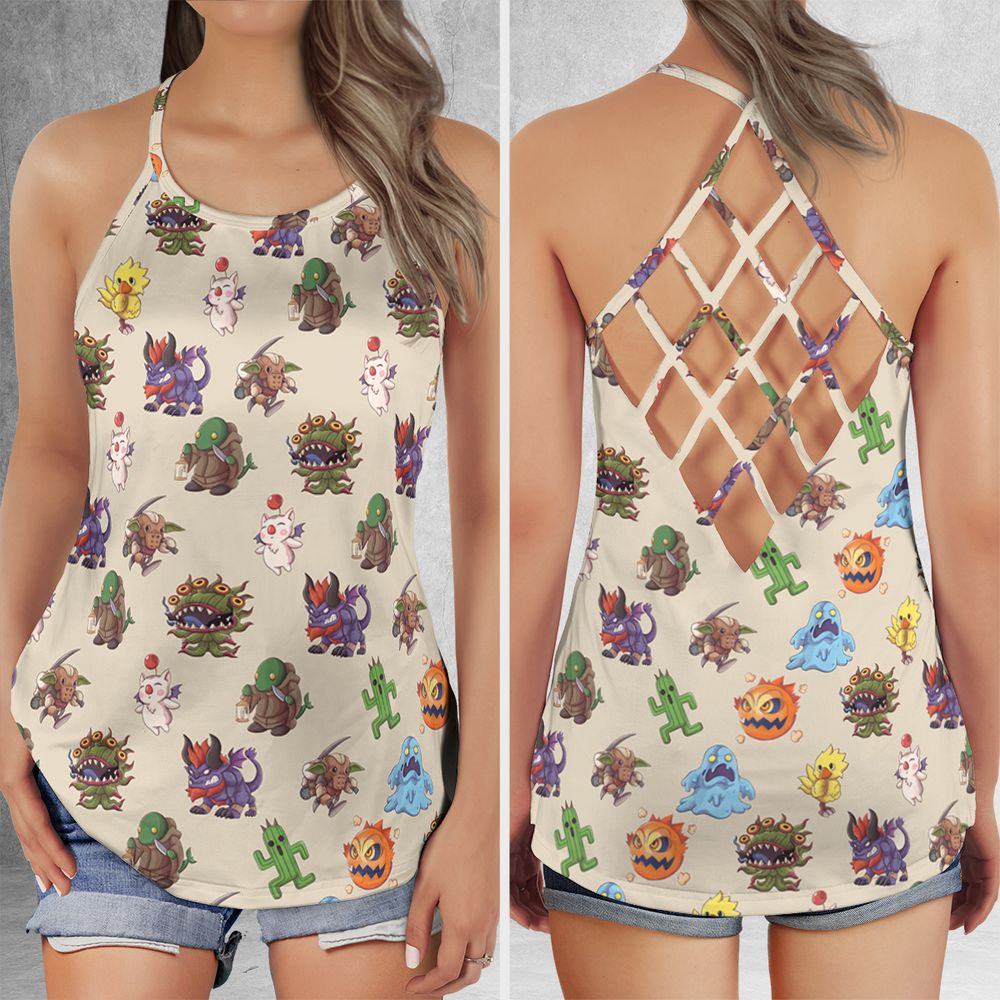 Criss Cross Tank Top - PGP56G5Q -  - 1