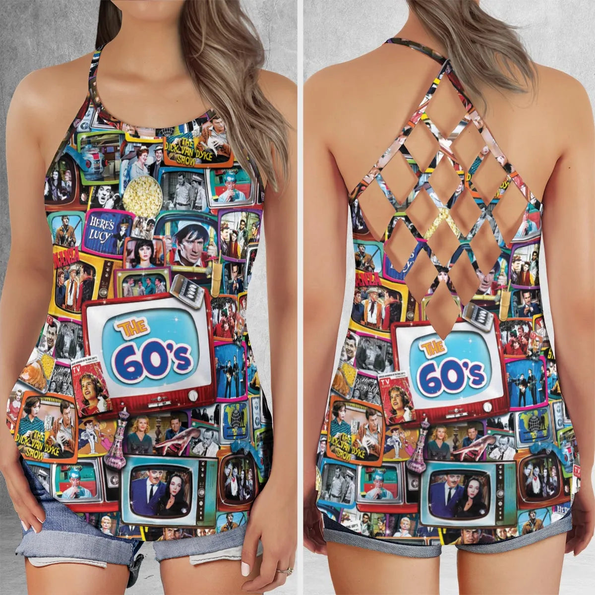 Criss Cross Tank Top - R2GCJ7A1