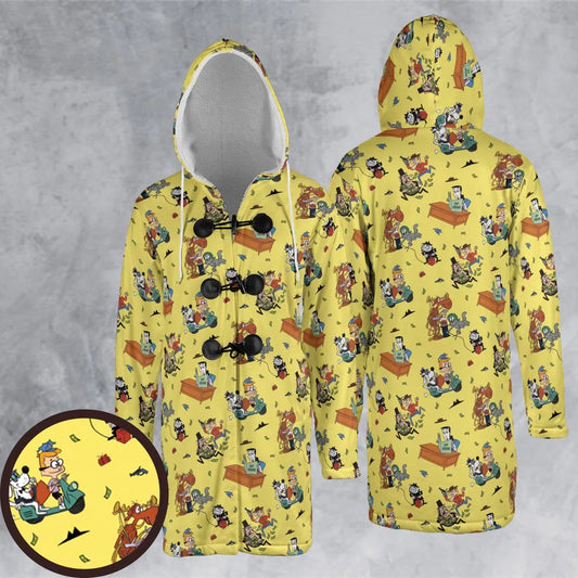 Hooded Cloak Coat - BLY1WNTH