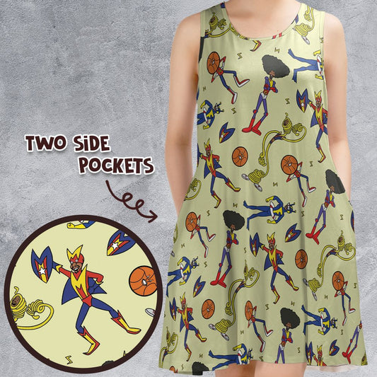 Sleeveless Dress - T3FQ28UM -  - 1