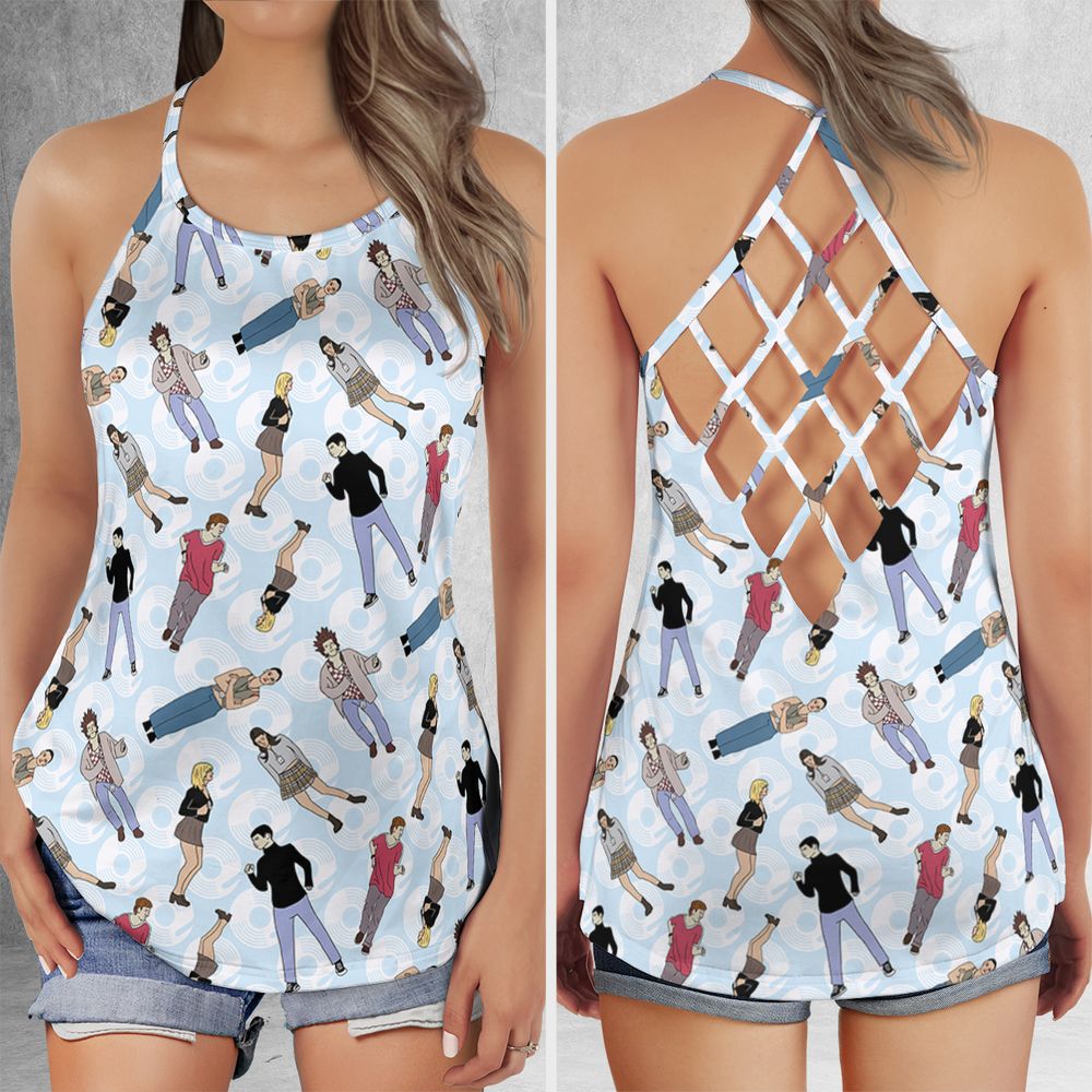 Criss Cross Tank Top - ZFSBUVVS -  - 1