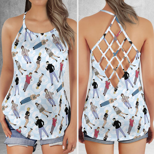 Criss Cross Tank Top - ZFSBUVVS -  - 1