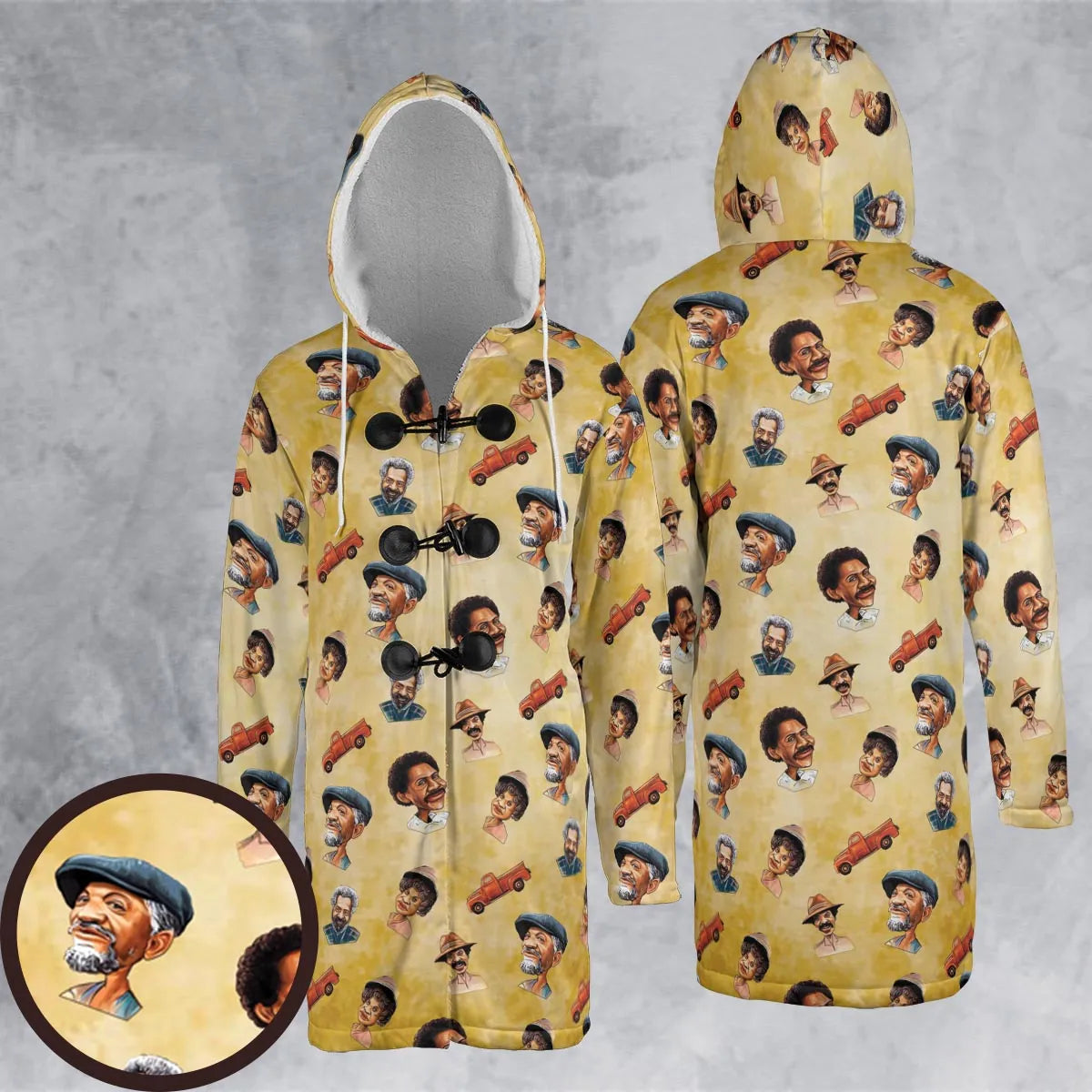Hooded Cloak Coat - GSUTFJUJ