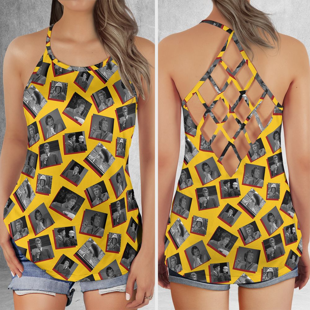 Criss Cross Tank Top - ALQUH3LG -  - 1