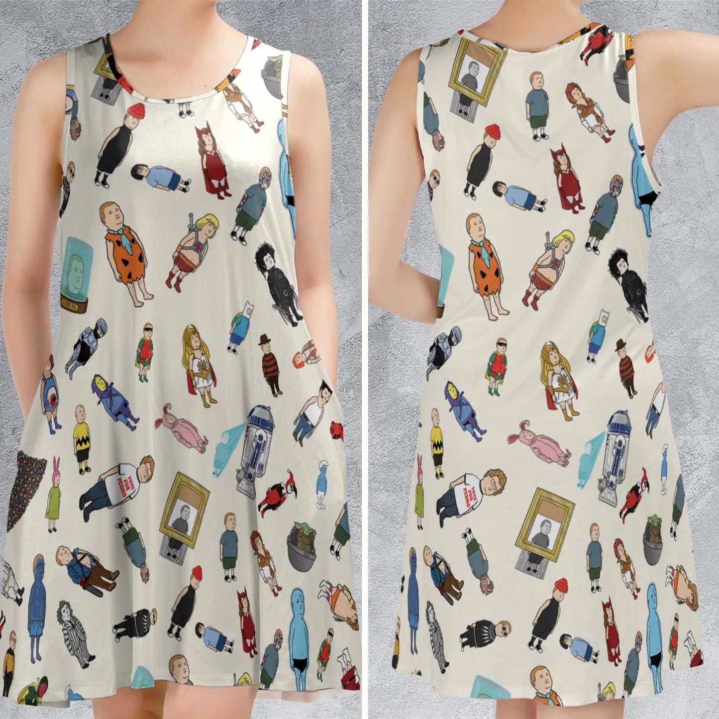 Sleeveless Dress - KQHDP9RE