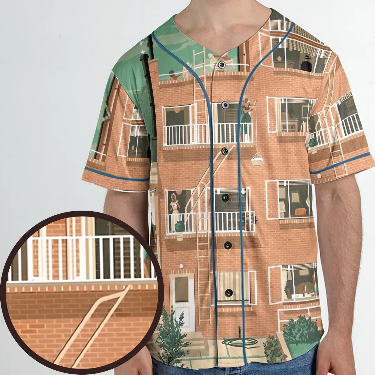 Unisex Baseball Jersey - 3D215MDU