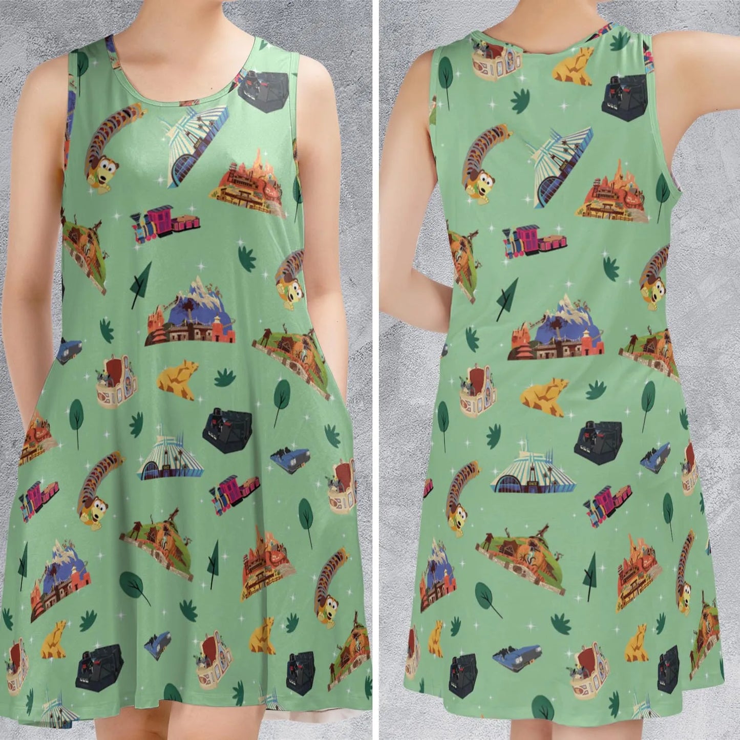 Sleeveless Dress - GCMZWFKQ
