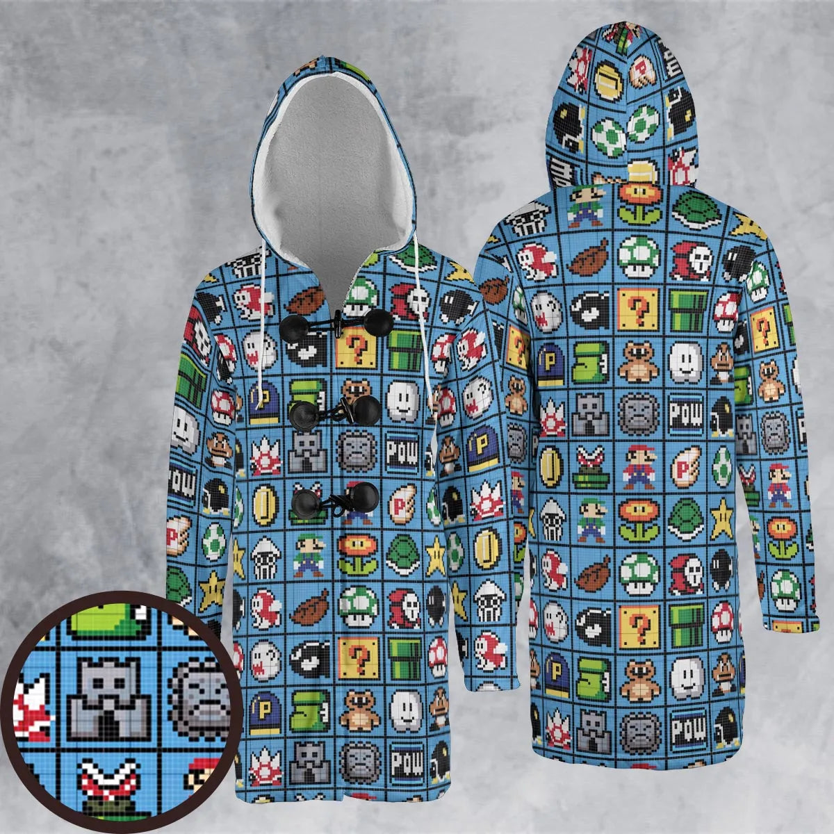 Hooded Cloak Coat - S2SDE1CN