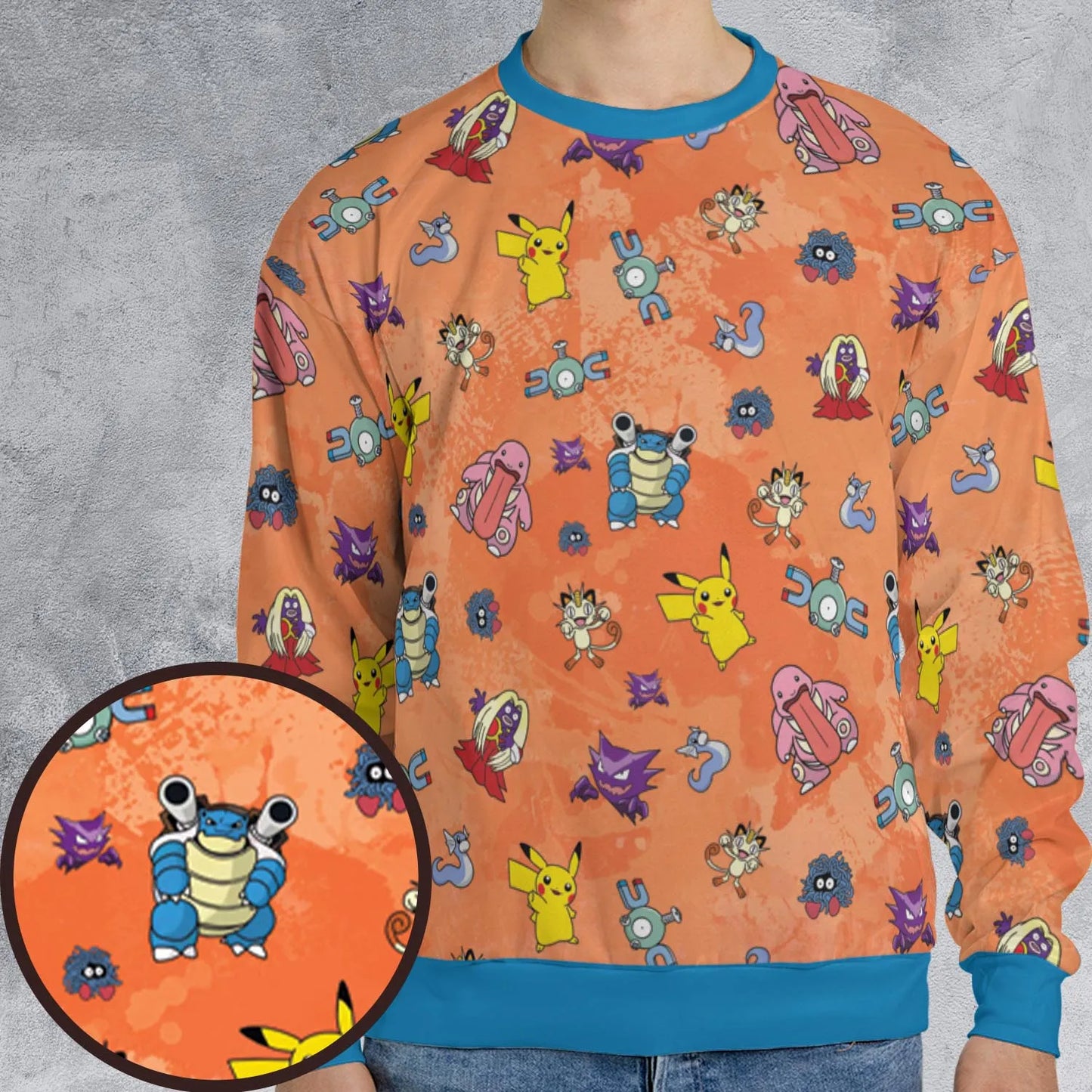 All-over Print Sweatshirt - EL8U7455
