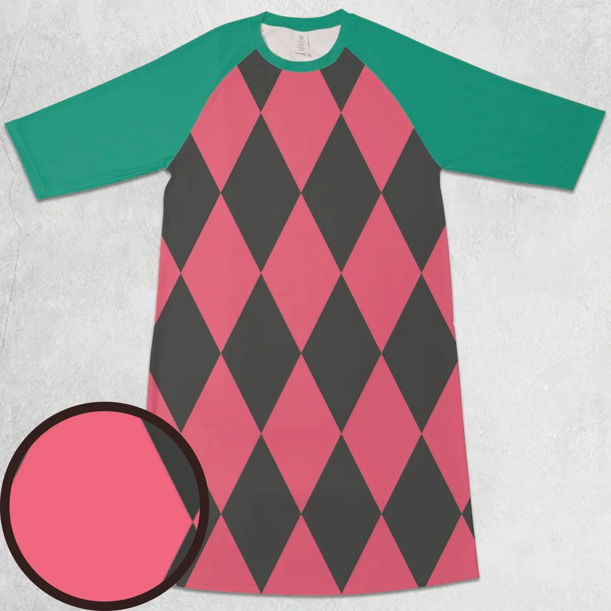 3/4 Sleeve Raglan Dress - SAFQJ3JF