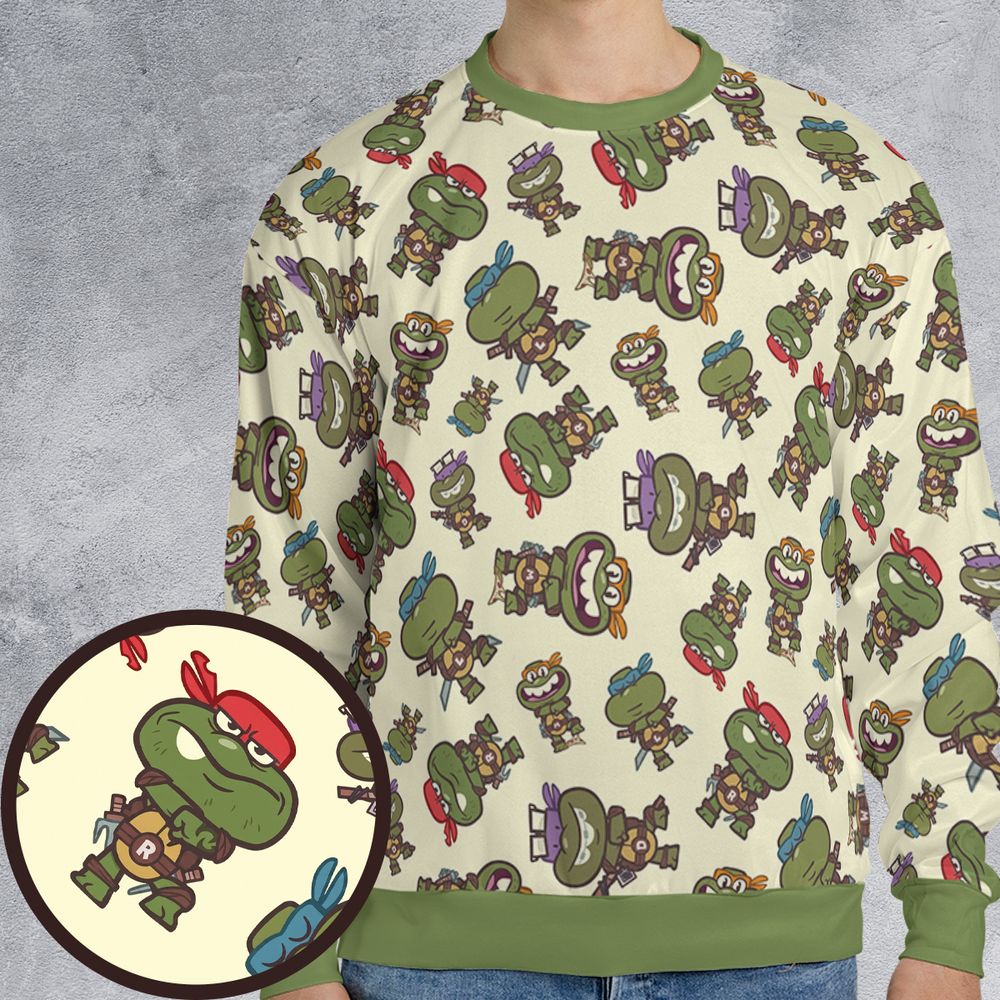All-over Print Sweatshirt - W7D6P8V6 -  - 1