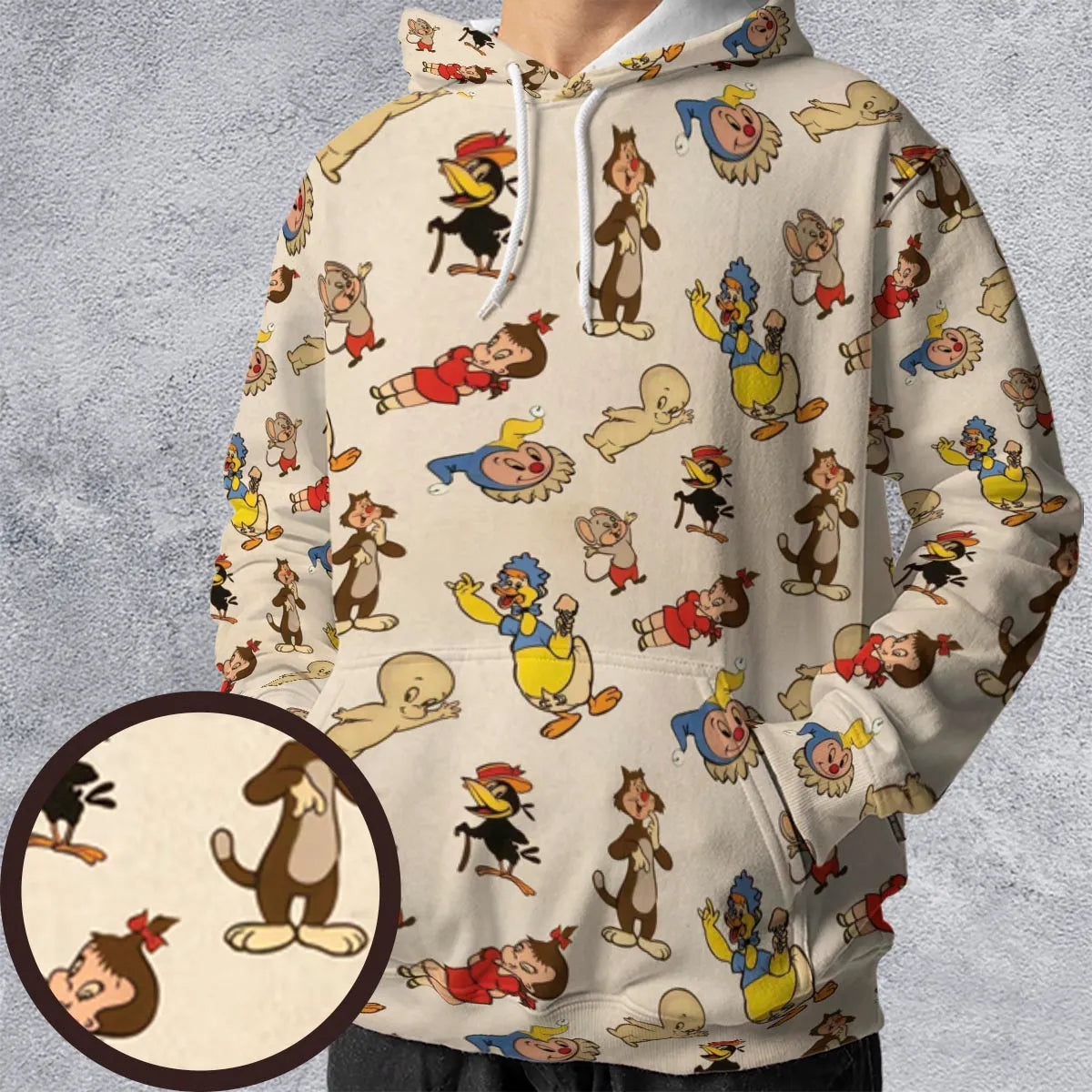 All-over Print Hoodie - D7EHK8TS