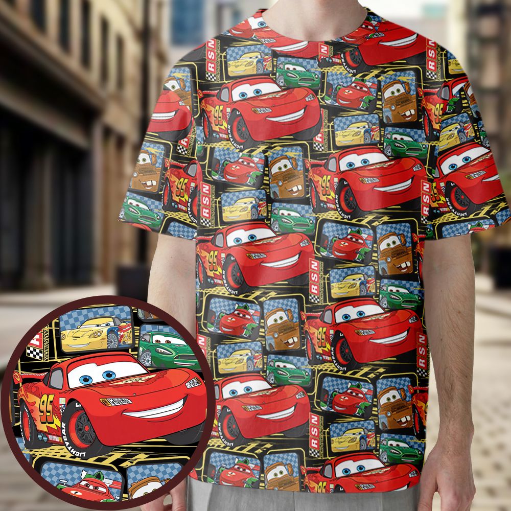 Cartoon Racing Car -  - 1