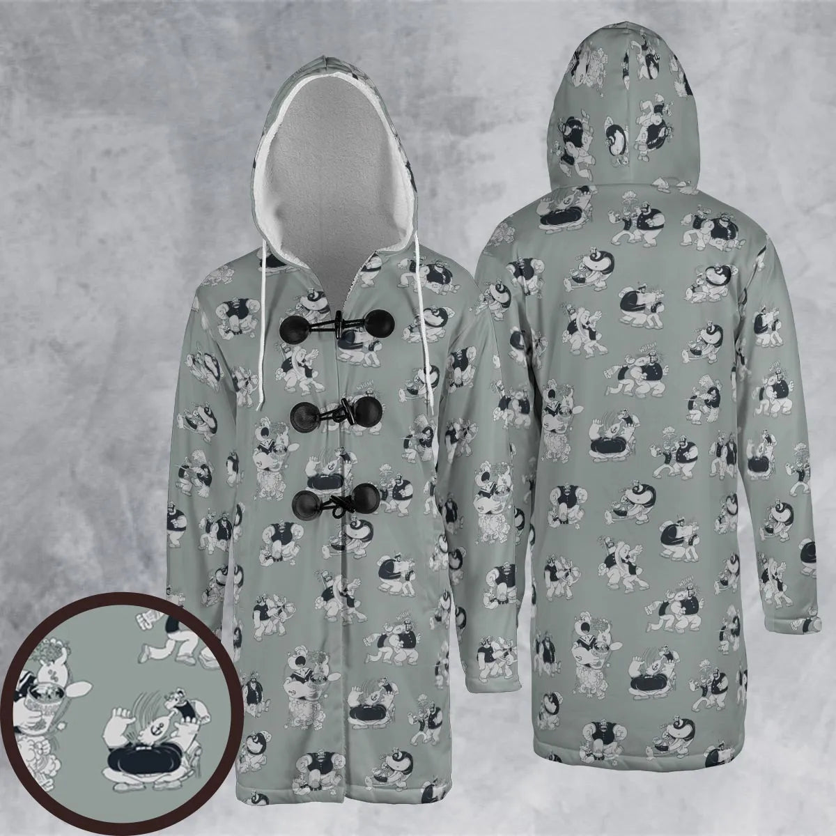 Hooded Cloak Coat - 9QXNV2VC