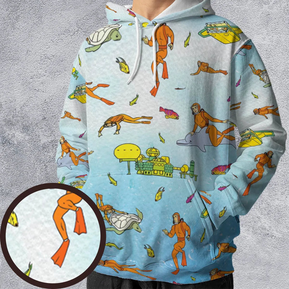 All-over Print Hoodie - 6UC4PJ51
